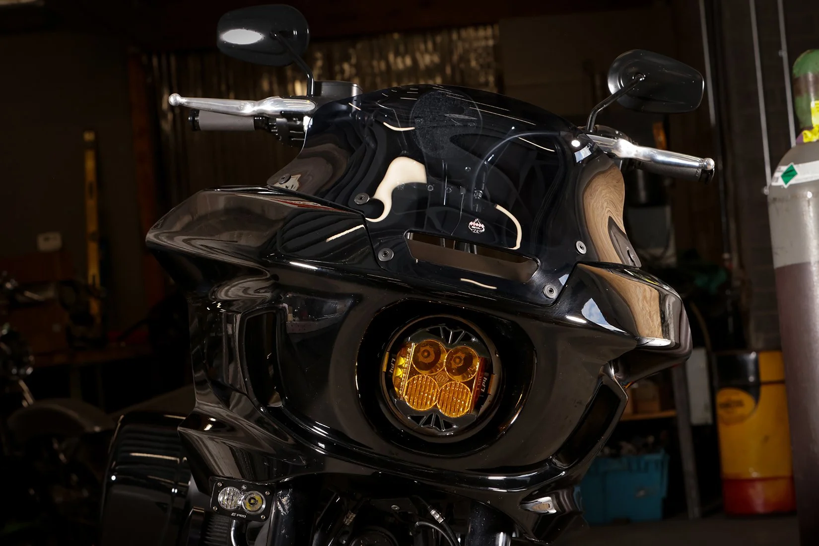 FXR Division Baja Designs LP4 Headlight Bracket for Lowrider ST
